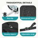 TOPEAST Anti Theft Crossbody Bags for Women Men, Small Sling Crossbody Bag Travel Purse Shoulder Wallet with RFID Blocking