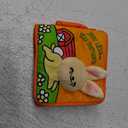 ToBe ReadyForLife Stimulating Baby Crinkle Books for 0-6 Months and 6-12 Months Infants - Toys Gift for 1 Year Old - Soft Cloth Animals Baby Books for Gifting (Blue)