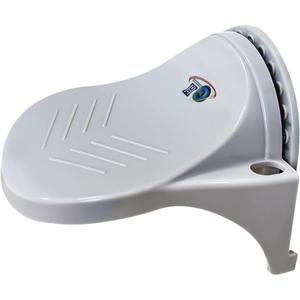 GH Upgraded Robust Grip Shower Foot Rest for Shaving Legs Non Slip Powerful Suction Cup Step aid Portable Stool for Inside Shower -Gray