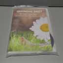 Grounding Sheets Full, Grounding Bed Sheet 10% Silver Fiber, Grounding Flat Sheet 35 * 90 in, Grounding Sheet with Grounding Wire (White, Full)