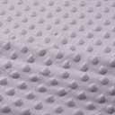 1 Yard Light Purple Minky Dot Fabric by The Yard, Soft Plush Fleece, Cuddle Dimple Dot for Sewing Baby Blankets, Pillow Covers & Crafts (1 Yard, Light Purple)