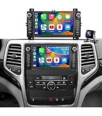 5GWiFi Upgrade Car Radio for Jeep Grand Cherokee 20112013, Dodge Durango 20112013, 7inch Touch Screen Stereo Headunit Wireless Carplay Android Auto GPS Navigation FM Camera Bluetooth RDS Mirror Link