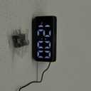Netzu Loud Alarm Clock for Heavy Sleepers, RGB Alarm Clocks for Bedrooms Seniors Kids, Plug in Digital Clock with 5 Dimmers, 2 Alarms, 4 Volumes and Snooze (Black)