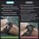 Goton 3 in 1 Waterproof Case with Band for Apple Watch with Built-in Tempered Glass Screen Protector 44mm, 360 Shockproof Bumper Face Cover with Band for Apple Watch SE 3/SE 2/SE, Series 6/5/4, 44mm