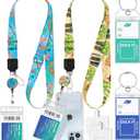 2-in-1 Cruise Lanyard Phone Holder, Crossbody Around Neck Ship Cards Cellphone Lanyards with Retractable Reel Waterproof Key Card Holder Luggage Tags for Carnival Royal Caribbean 2 Pack,Shoes
