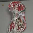 Joiedomi 12 Pcs Christmas Candy Cane Pathway Markers Lights, 12 Stakes Lights with Warm White, Waterproof Outdoor Decorations for Holiday Xmas Indoor, Yard, Patio, Garden, Walkway