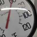 La Crosse 104-134 13.25 Round Indoor/Outdoor Analog Dial Thermometer