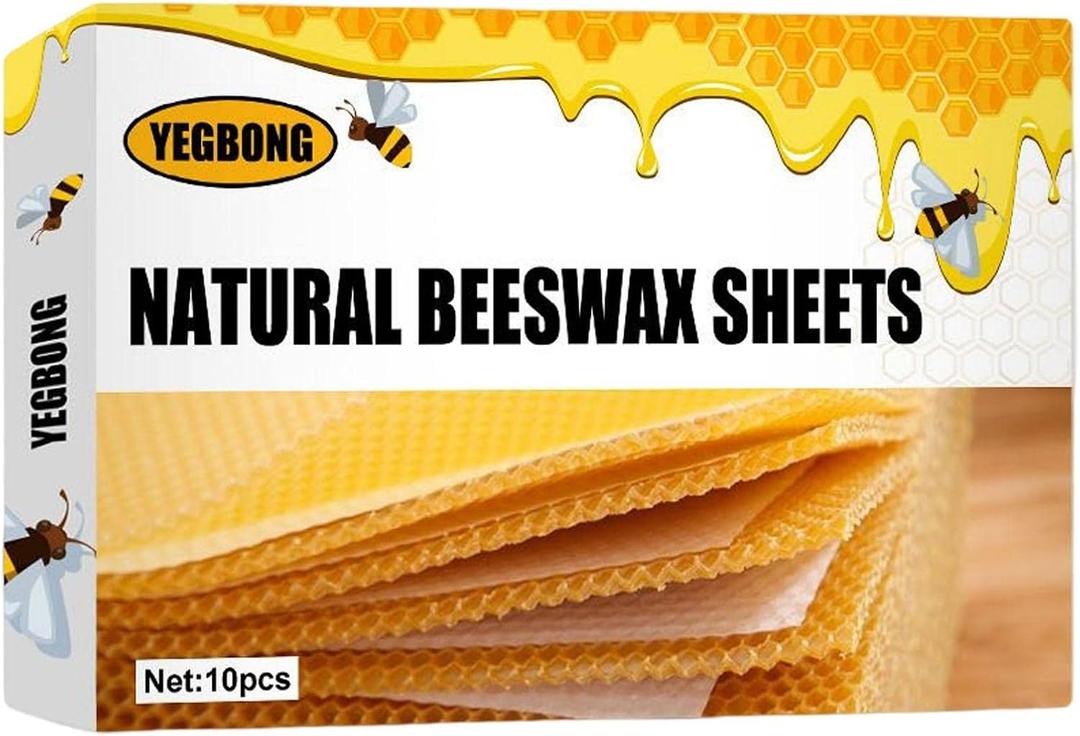 Wax Foundation Sheets for, 10Pcs, 13x9cm
