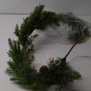 Sullivans Christmas Garland, 5 Ft Arborvitae Garland, Snow Frosted Greenery Garland Indoor Holiday Décor, Perfect for Fireplace Mantle, Weddings, Dining and Living Rooma
