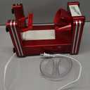 Nostalgia Snow Cone Shaved Ice Machine - Makes 20 Icy Treats - Includes 1 Reusable Plastic Cup - Retro Red