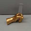 Gold Wall Sculptures - Hand Wall Mounted Decor,Unique Wall Spooky Hand Decor, Hanging Vase for Unique Decoration in Living Rooms, Entrance and Room,Palmistry vase Statue (Gold)