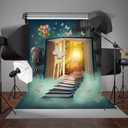 Fairy Tale Background for Photo 5x7ft Children Theme Book World Elephant Zebra Photography Backdrop Studio Props Wall LY033