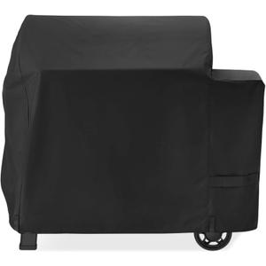 Cover for Weber Searwood XL 600 Wood Pellet Grill, Heavy Duty Smoker Grill Cover Waterproof Weather Resistant Outdoor