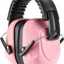 ProCase Noise Reduction Ear Muffs, Sound Proof Ear Protection, NRR 28dB Noise Cancelling Headphones for Adults Kids Autism, Hearing Protection for Shooting Gun Range Mowing -Pink