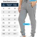 PURE CHAMP Mens Sweatpants 3 Pack Fleece Active Athletic Workout Jogger Sweatpants for Men with Zipper Pocket Size S-3XL
