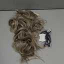 FLIACE Hair Extensions Clip ins, 6 PCS Wavy Extensions, Light Gray&Ash Blonde&Light Brown Thick Hair, Blends Well Hair Extensions (24Inch, 6PCS, Ash Blonde)