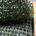 Grass Wall Panels 20″ × 20″ (24 Pack) – UV-Protected Artificial Boxwood Hedge Greenery Backdrop Covers 66 sq ft, Indoor/Outdoor Privacy Fence Screen, Zip Ties & Spare Leaves Included