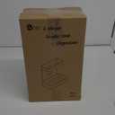 2 Pack 2-Tier Under Sink Organizer L-Shape Pull Out Cabinet Organizers Narrow Space Storage Shelves Multi-purpose Sink Organization Drawer for Bathroom Kitchen Pantry, 15.5 Inch, Black