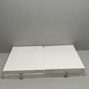 Countertop Storage Boxes, White, Size 17×13,5 Inch, 4 Pack