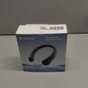 JISULIFE Portable Neck Fan, Hands Free Bladeless Fan, 5 Speeds, 4000 mAh Battery Operated Wearable Personal Fan, Twistable, Rechargeable, Gift for Women Men-Dark Green