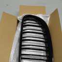 E92 Grille - Front Kidney Grill Double Slats Glossy Black Compatible with 2010 2011 2012 2013 BMW E92 E93 LCI Coupe 320i 328i 335i,Black Kidney Grill