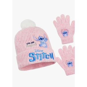 Disney Beanie Hat and Gloves Set for Girls & Teenagers, 6-14 Yrs, 2 Piece Set for Outdoor or Travel, Winter Gifts for Girls