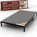 Treaton, 0.75-Inch Heavy Duty Horizontal Wooden Bunkie Board/Bed Slats, 72" x 54", Grey