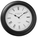 DI CA 24" E2 BLACK WALL CLOCK