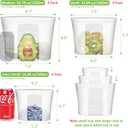 Reusable Storage Bag, 12 Pack 100% Silicone Food Storage Bags Stand Up Silicone Zip Lock Bags for Food Container, Freezer Microwave Oven Dishwasher Safe, 4 Medium 4 Small 4 Extra Small, Translucent