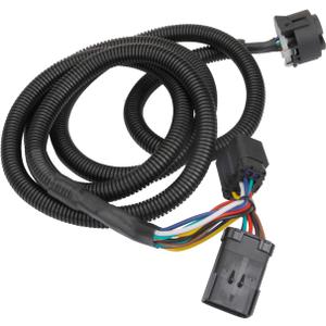 MITZONE 7-Foot 7-Pin Truck Bed Trailer Wiring Plug Harness Extension Compatible with 1995-2009 Dodge Ram 1500 2500 3500 1995-2010 Dodge Dakota for Fifth-Wheel and Gooseneck Trailers