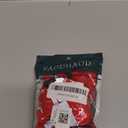 YAODHAOD Dog Shoes for Winter, Dog Boots & Paw Protectors, Fleece Warm Snow Booties for Puppy with Reflective Strip Anti-Slip Rubber Sole for Small Medium Size Dogs,Size 5: 1.9"x1.5" (L*W),Red