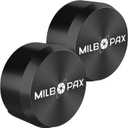 Trailer Door Lock  Keyed Alike Puck Locks for Trailers Trucks Vans Sheds, One-Click Lock Design, Heavy-Duty Shipping Container Lock (Black, 2 Pack, 6 Keys)