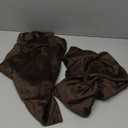 Throw Pillow Covers 20x20 Chocolate Brown: Pack of 2 Cozy Soft Velvet Square Modern Luxury Decorative Throw Pillow Cases for Sofa Couch Living Room Bed Home Decor