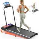 Walking Treadmill Pad with Incline, 2.5 HP Under Desk Treadmill | Manual incline, speed adjustable, remote control, LED display, and 265 lb max user weight