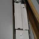 SMARTSTANDARD 5 FT Top Mount Sliding Barn Door Hardware Kit Whole Set, Include 1 Pull Handle & 1 Floor Guide, Fit 30" Wide DoorPanel(T Shape Hanger)