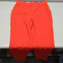 Lightweight Golf Pants Women Work Gym Athletic Workout Sweatpants with Pockets Travel Casual 7/8 Ankle Cropped L (27" inseam)