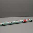 American Greetings Jumbo Reversible Christmas Wrapping Paper Roll, Puppy Dogs and Santa Paws Holiday Gift Wrap (175 sq. ft., 1 Extra Large Roll-30 in. x 70 ft.) Mint Green, Red, and White