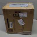 Antarctic Star Mini Compact Refrigerator with Gaming Light, 4L Capacity/ 6 Cans Portable Mini Fridge, for Bedroom, Car, Office and Dorm, Small Cooler for Cosmetics, Beverage and Food, White