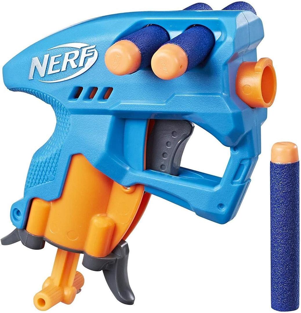 Nerf Nanofire Blue Blaster and Combats, Pack Of 2
