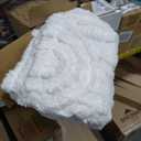 Bedsure GentleSoft Cozy Throw Blanket for Couch - Soft Boho Valentines Blankets for Women, Fuzzy Fleece Throw, Gifts for Women Teen Girl, Spring Home Room Decor Aesthetic, Off White, 50x60 Inches