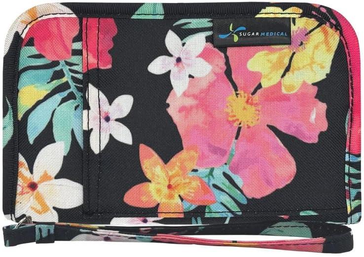 Sugar Medical Diabetes Supply Case |Diabetic Care Products | Diabetic Supplies Travel Organizer | Diabetic Supply Bag | Glucose Meter Kit | Diabetic Bags for Supplies | Glucometer Case (Aloha)