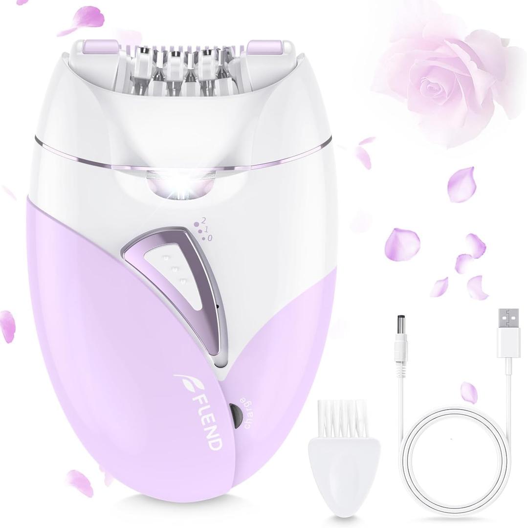 Epilator, Epilator for Women, Facial Hair Removal for Women Rechargeable,2 Speeds Hair Removal Device with 36 Tweezers, Electric Lady Shaver for Face Legs/Face/Bikini/Arms, Epilator for face Smooth Skin