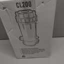CL200 Inline Chlorinator Replacement for Hayward CL200EF Chlorine Feeder, Inground Pool Inline Automatic Chlorinator Feeder, High-Grade ABS Material, Easy to Use (2 O-Rings)