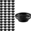 Carlisle FoodService Products 087503 Melamine Salsa Dish, 5 oz. Capacity, Black (Case of 48)