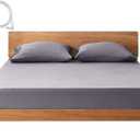 Grounding Sheets Queen Deep Pocket 12% Silver Fiber and 88% Organic Cotton, Fitted Earth Grounded Bed Sheets for Improved Sleep (Deep Grey, Queen - 60"x80"x15")