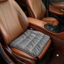 Car Seat Cushion Pad, Soft Plush Auto Seat Cover (Gray)