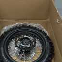 12" Rear Rim Wheel Disk Brake 80/100-12 Tire Tube Apollo SSR 50cc 125cc XR CRF Dirt Pit Bike Tao Kayo TSD 110 TD 125 15mm Axle With Brake Rotor and 428 41T Sprocket (12 inch)