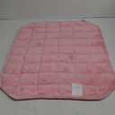 CYMULA Weighted Lap Blanket for Adults, Weighted Lap Pad Blanket for All Seasons (29" x 24" 7lbs, Pink) Travel Office Nap, Small Weighted Blanket for Sleeping