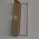 Tilingview 10-Pcs Peel and Stick Tile Edge Trim, 12 Inches Self-Adhesive Tile Edging Decorative Pencil Tile, PVC Molding Tile Trim for Backsplash (White)