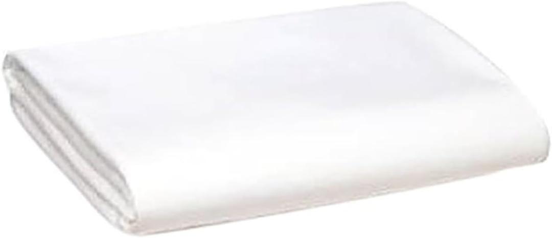 Cotton Bedsheet for Home/Hotels/Guest House (White, 1600 X 2500 MM)